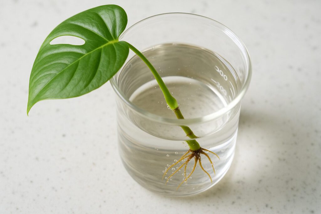 モンステラ 水耕栽培 ずっと