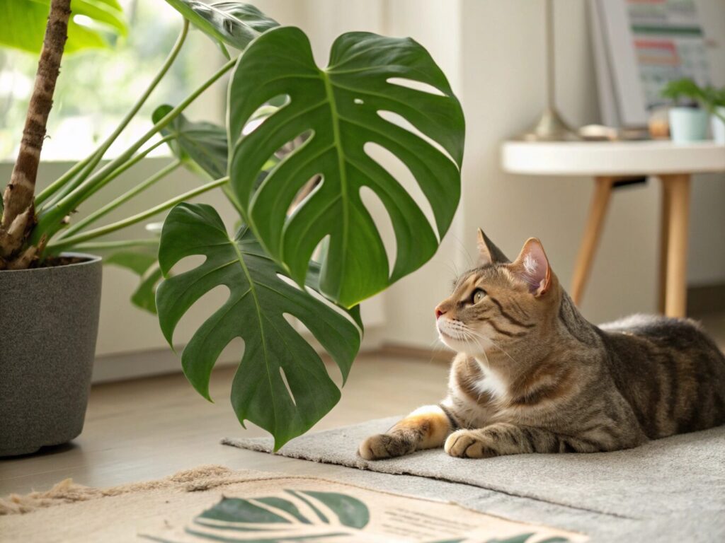 モンステラ 猫 噛む