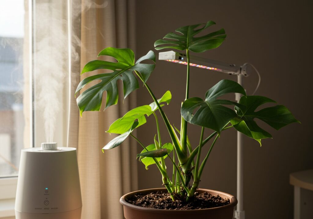 モンステラ 植え替え後