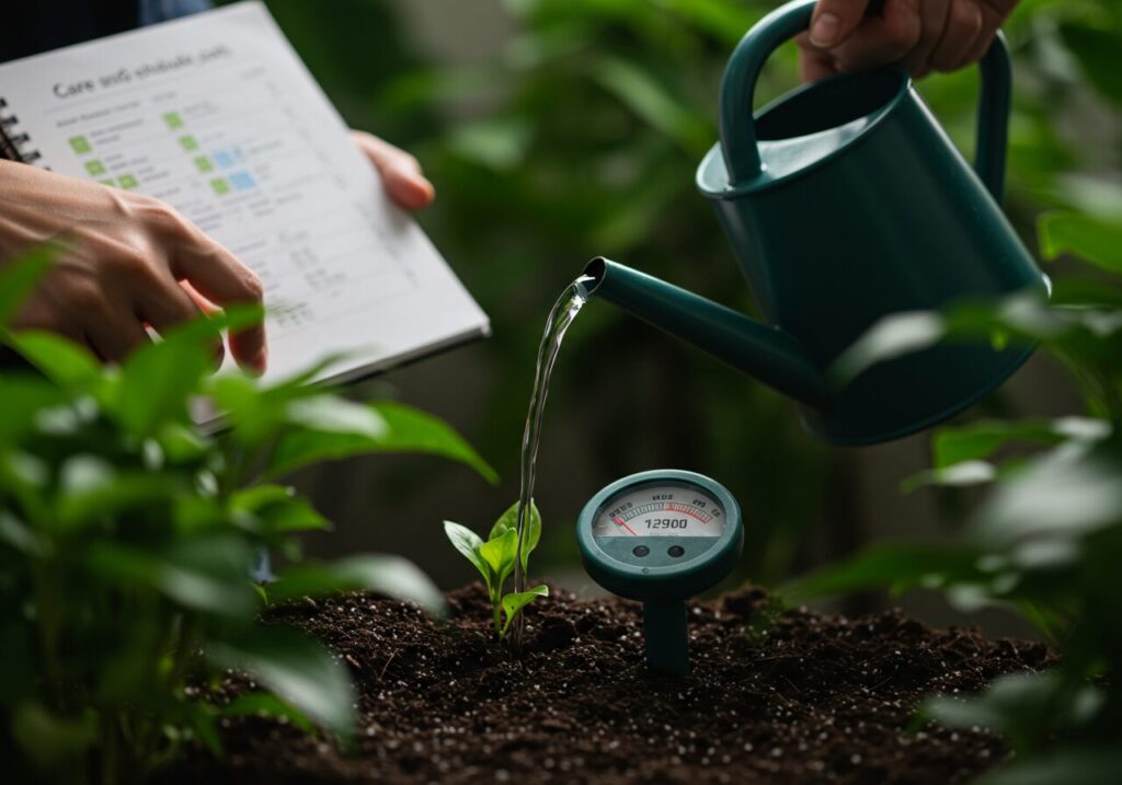 観葉植物 水やり 管理
