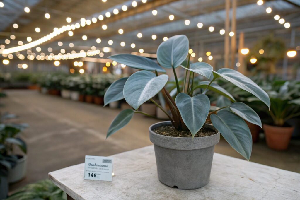 Philodendron Silver Metal