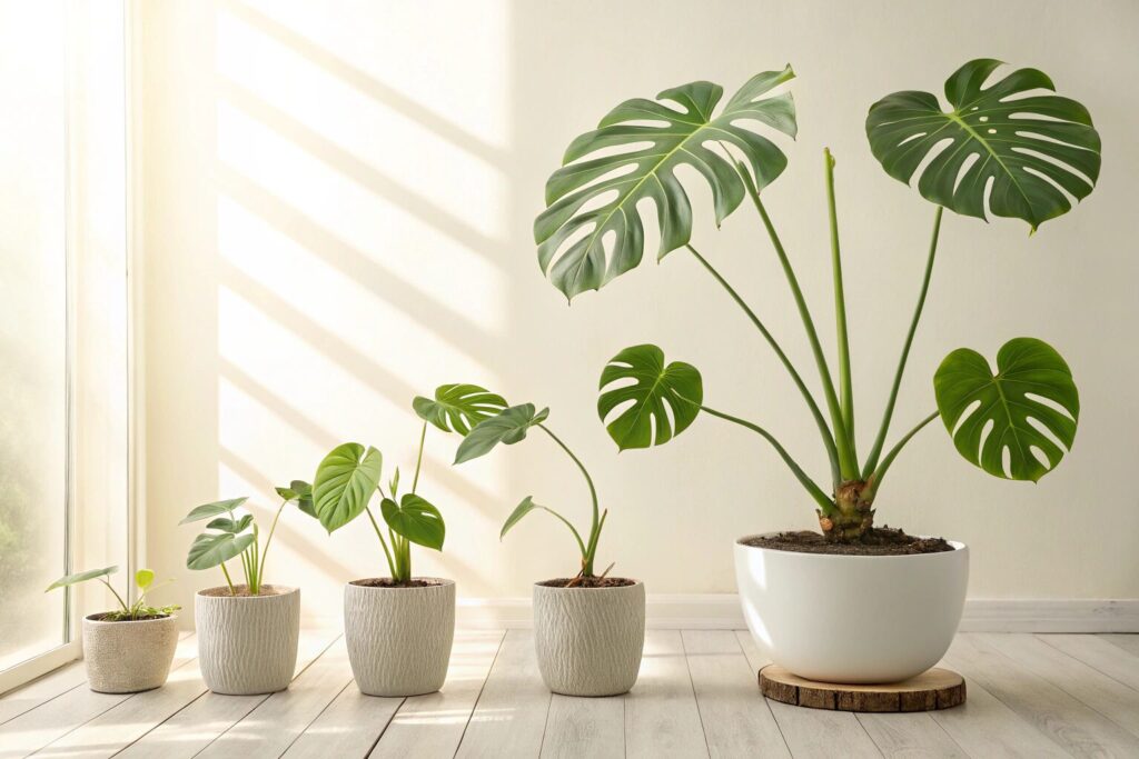 モンステラの成長点から新芽は出ますか?