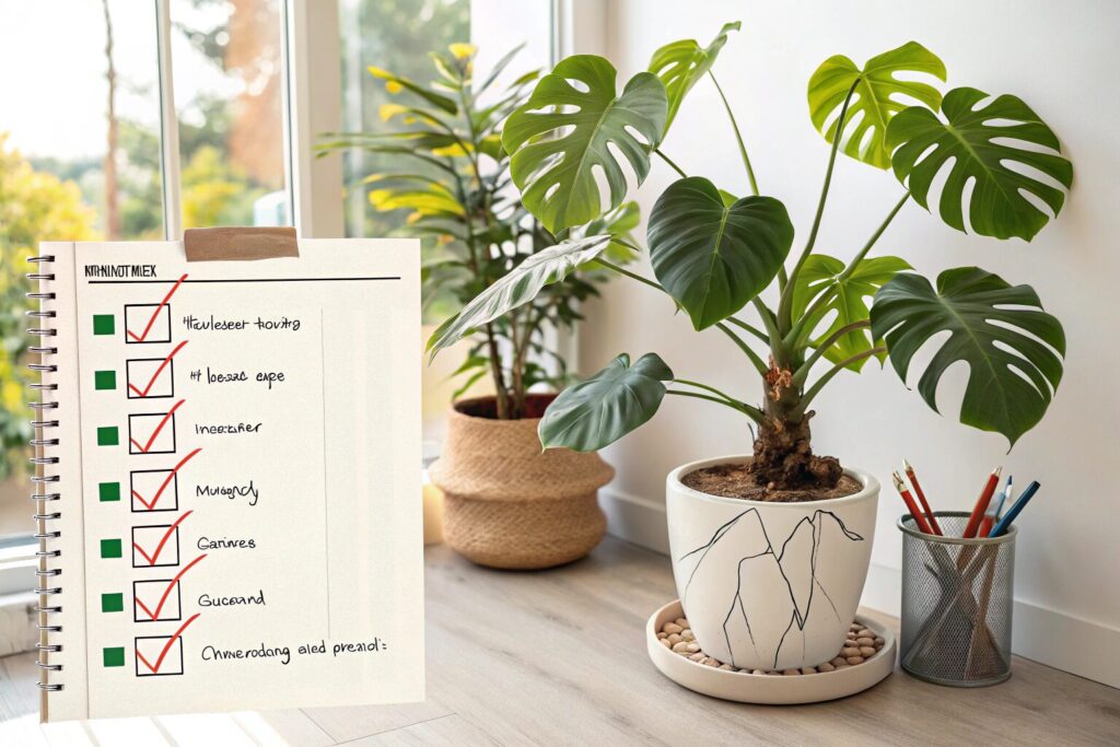 モンステラ 植え替え サイン