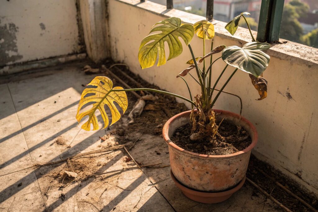 モンステラ 植え替えしないとどうなる