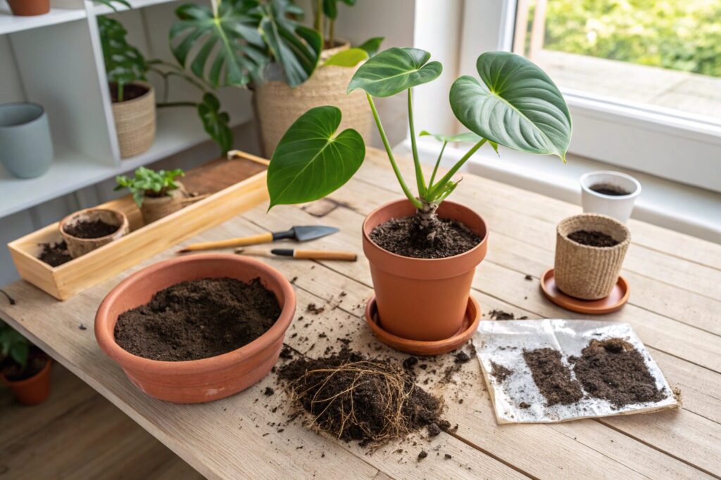 フィロデンドロン 株分け 植え替え