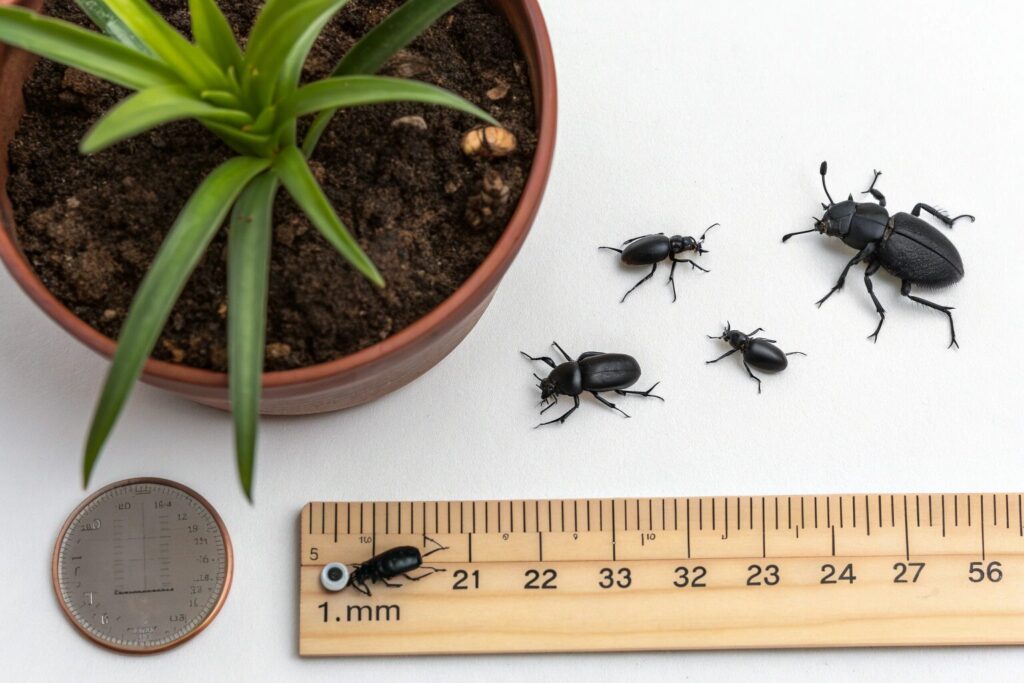1ミリ くらいの黒い虫 飛ぶ