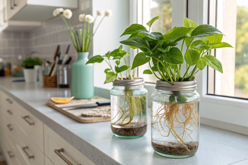 観葉植物を土じゃないで育てる方法はありますか?