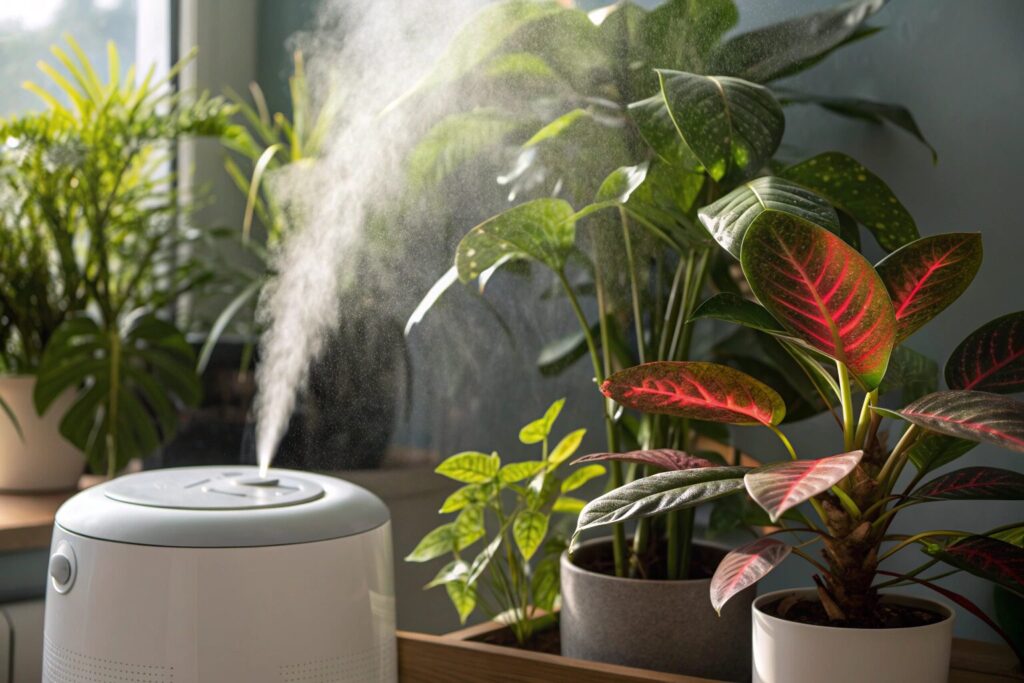 観葉植物 加湿器 効果