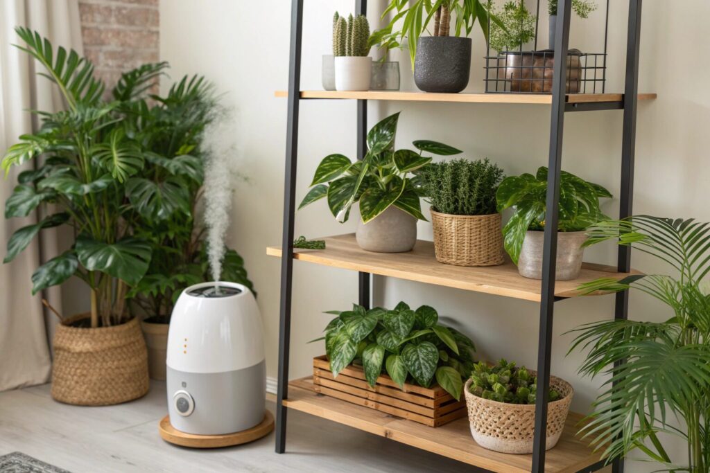 観葉植物 加湿器 置き場所