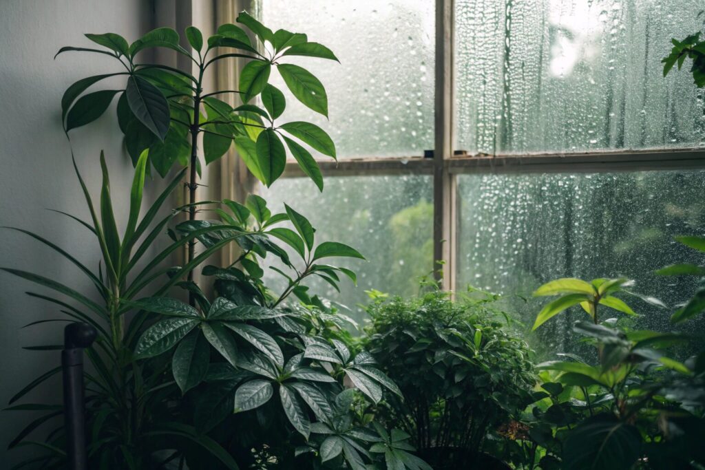 観葉植物 加湿器代わり