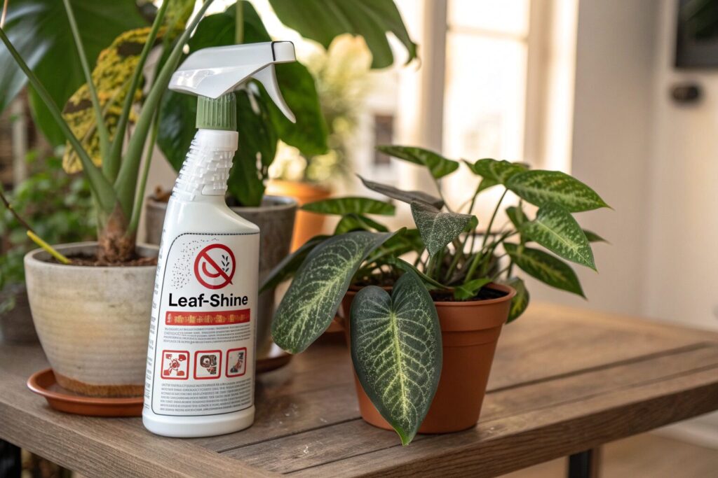 観葉植物 艶出しスプレー デメリット