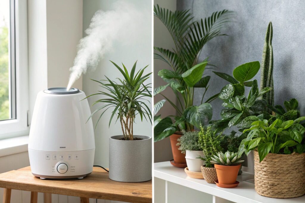 観葉植物 加湿器 比較
