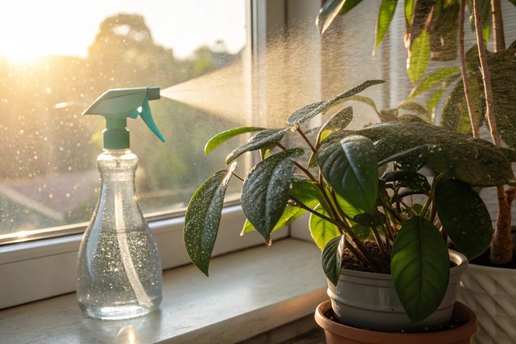 葉水 霧吹き 観葉植物