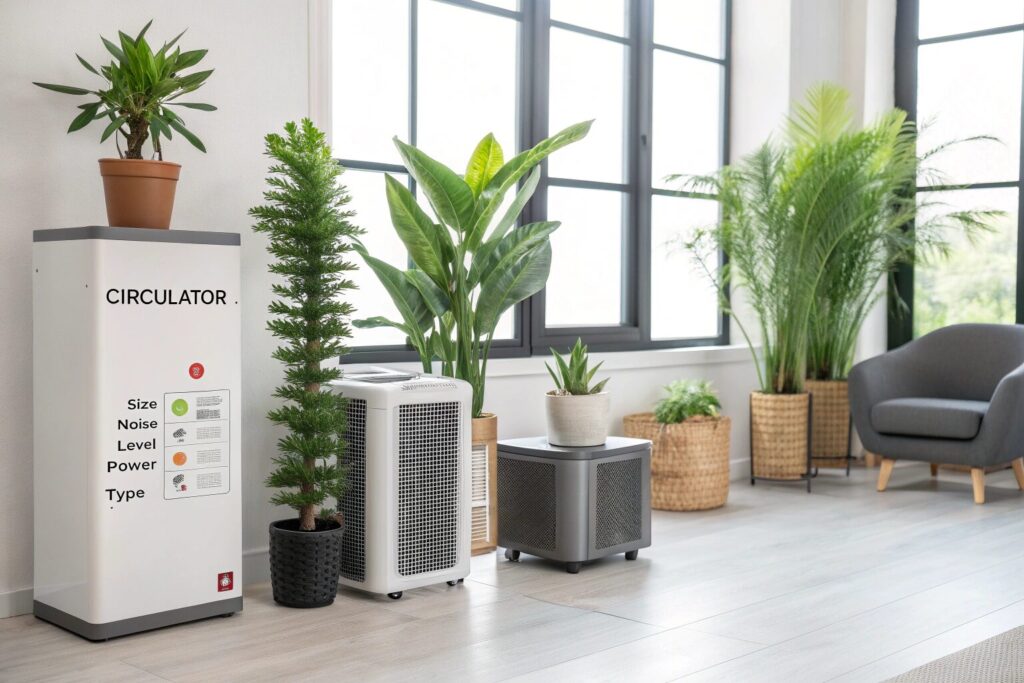 観葉植物 サーキュレーター 選び方