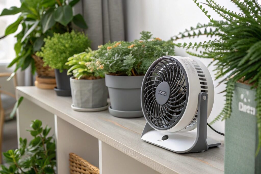 観葉植物 小型 サーキュレーター