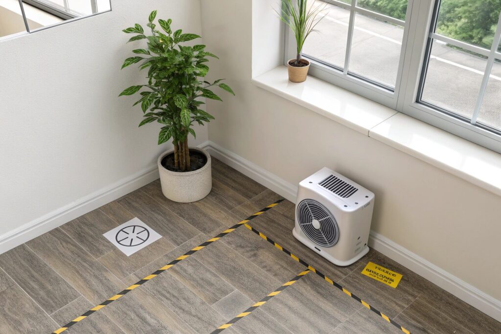 観葉植物 サーキュレーター 置き方